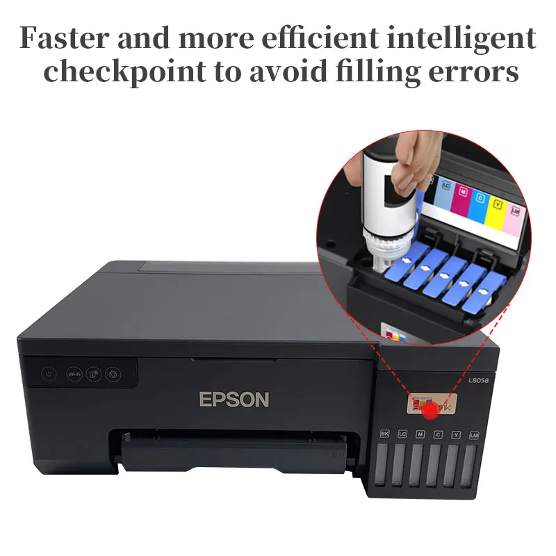 New Original L8050/l8058 Inkjet Printer A4 Size 6 Colors Cmykcm 5760 X