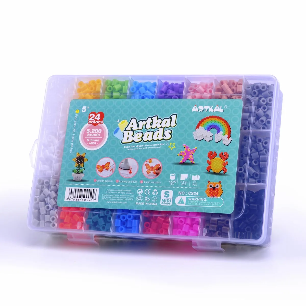 Parentchild Toys Perler Beads 5mm Hama Beads Box Package Beads Diy