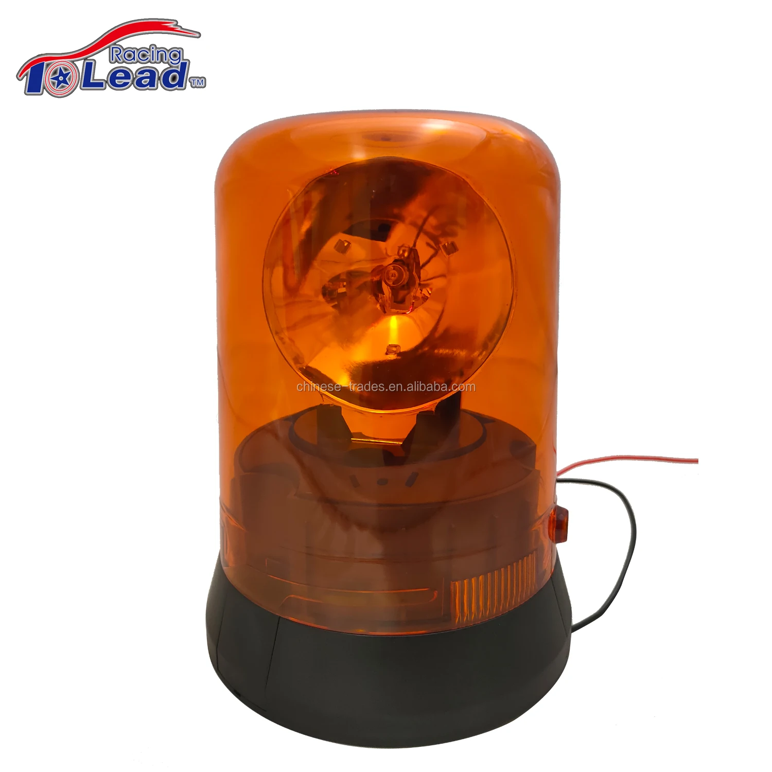 PC Cover Magnet Mount Halogen Rotating Lamp Emergency Warning Beacon Light ,12/24 V revolving Truck Safety  lamp