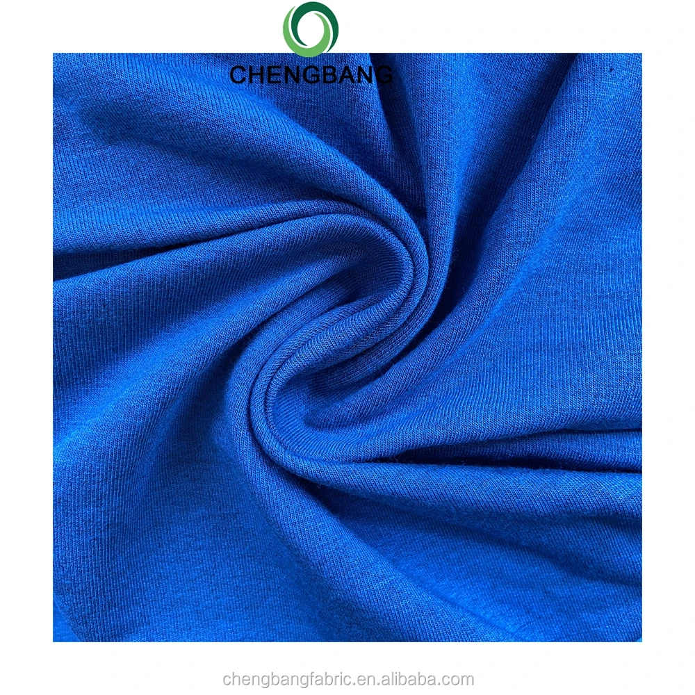 Chengbang Fabric Factory Bamboo Polyester Spandex Fleece French Terry