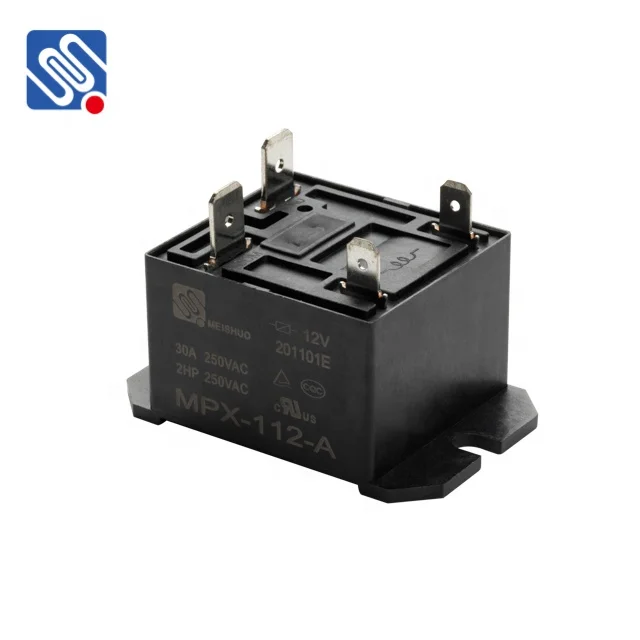 Meishuo MPX-112-A NO 12 v Type Relay for Industrial Control and Home Appliance