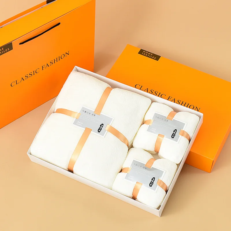 Customizable Luxury Bath Baby Microfiber Face Hand Hair Towel Baby Bath Towel Sets For Gift