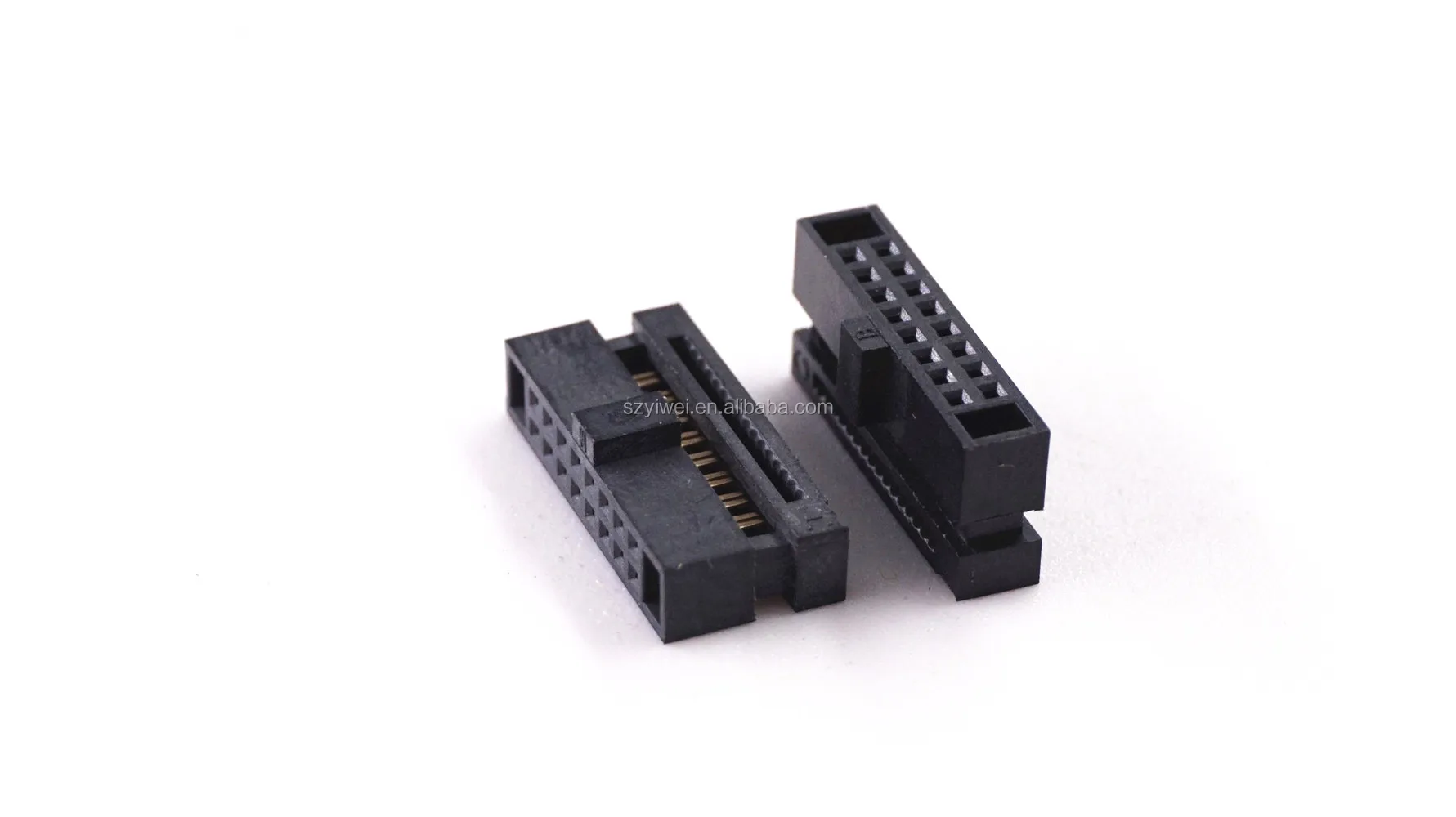 0 050 1 27mm 16 Pin Idc Socket 2x8 Position Rectangular Female Receptacle 0 635 Mm Flat Ribbon