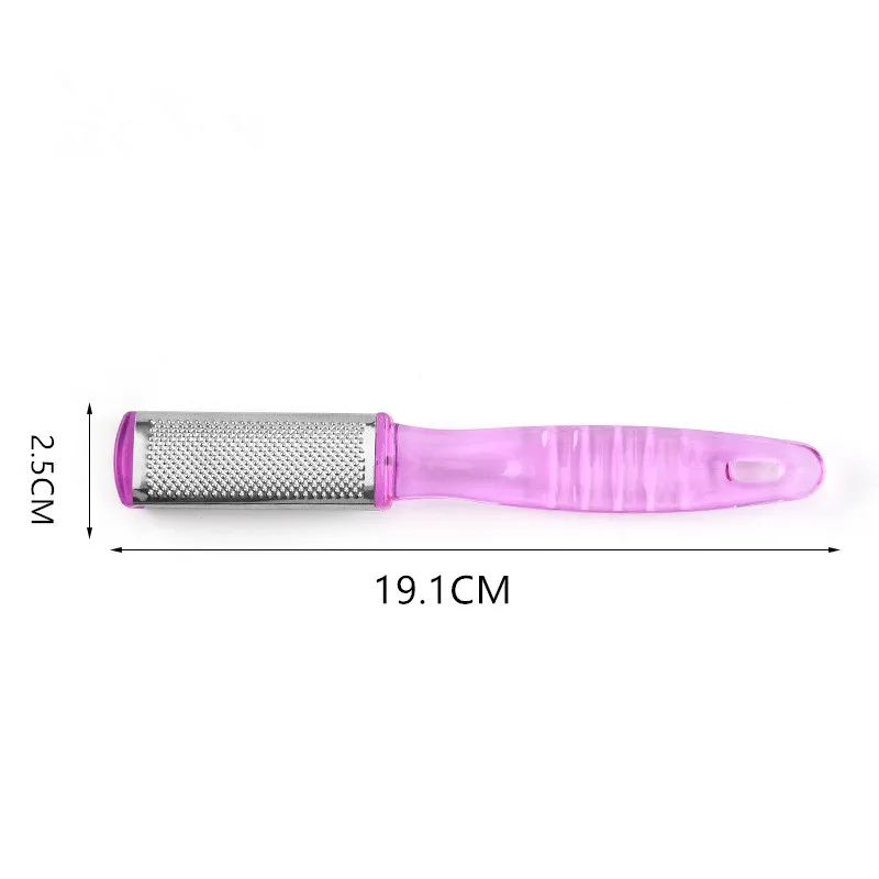 product factory direct price foot file stainless steel pedicure tool plastic foot file-4