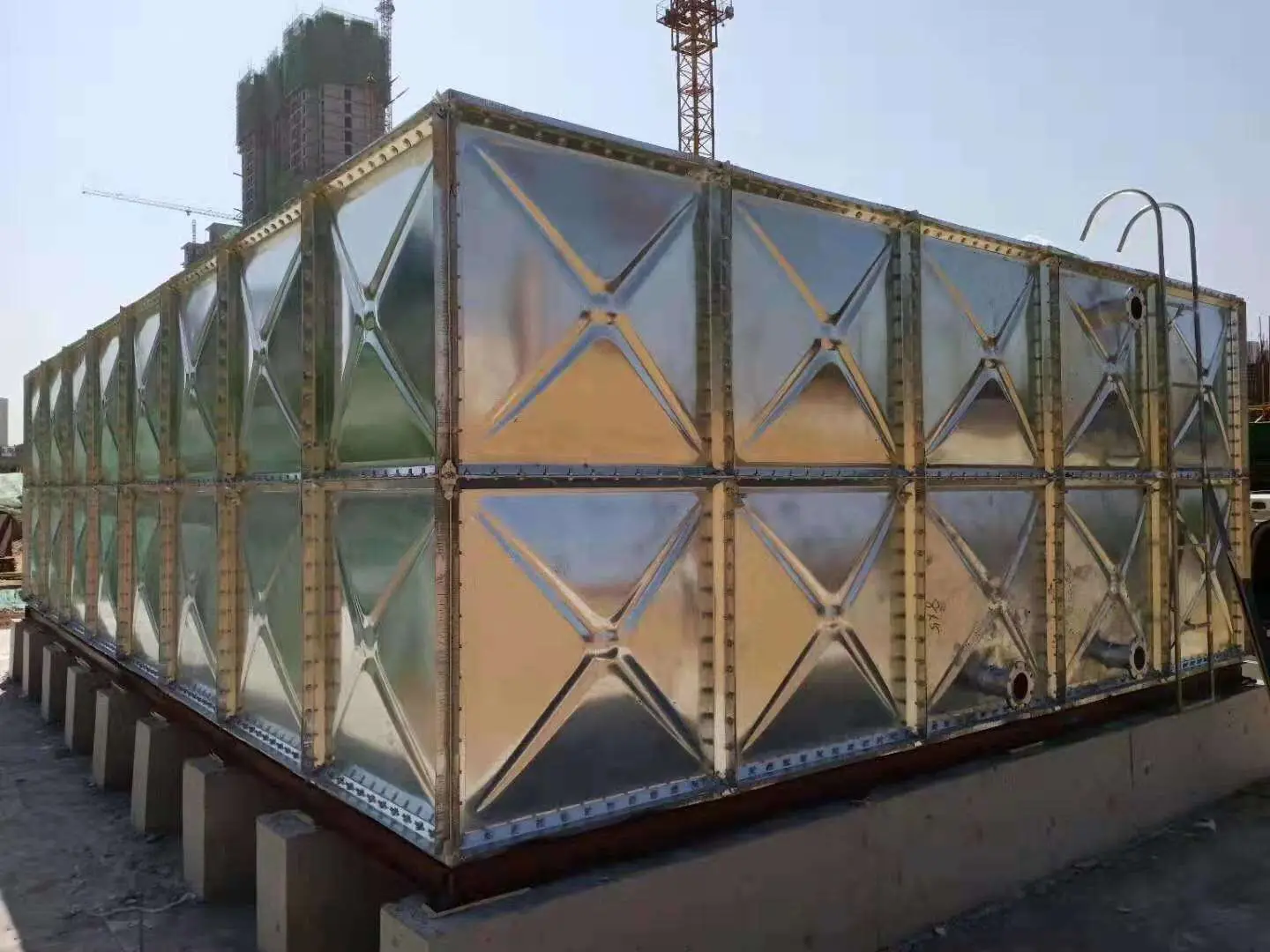 1m31000m3 Galvanized Stainless Steel Water Tank, View Galvanized water