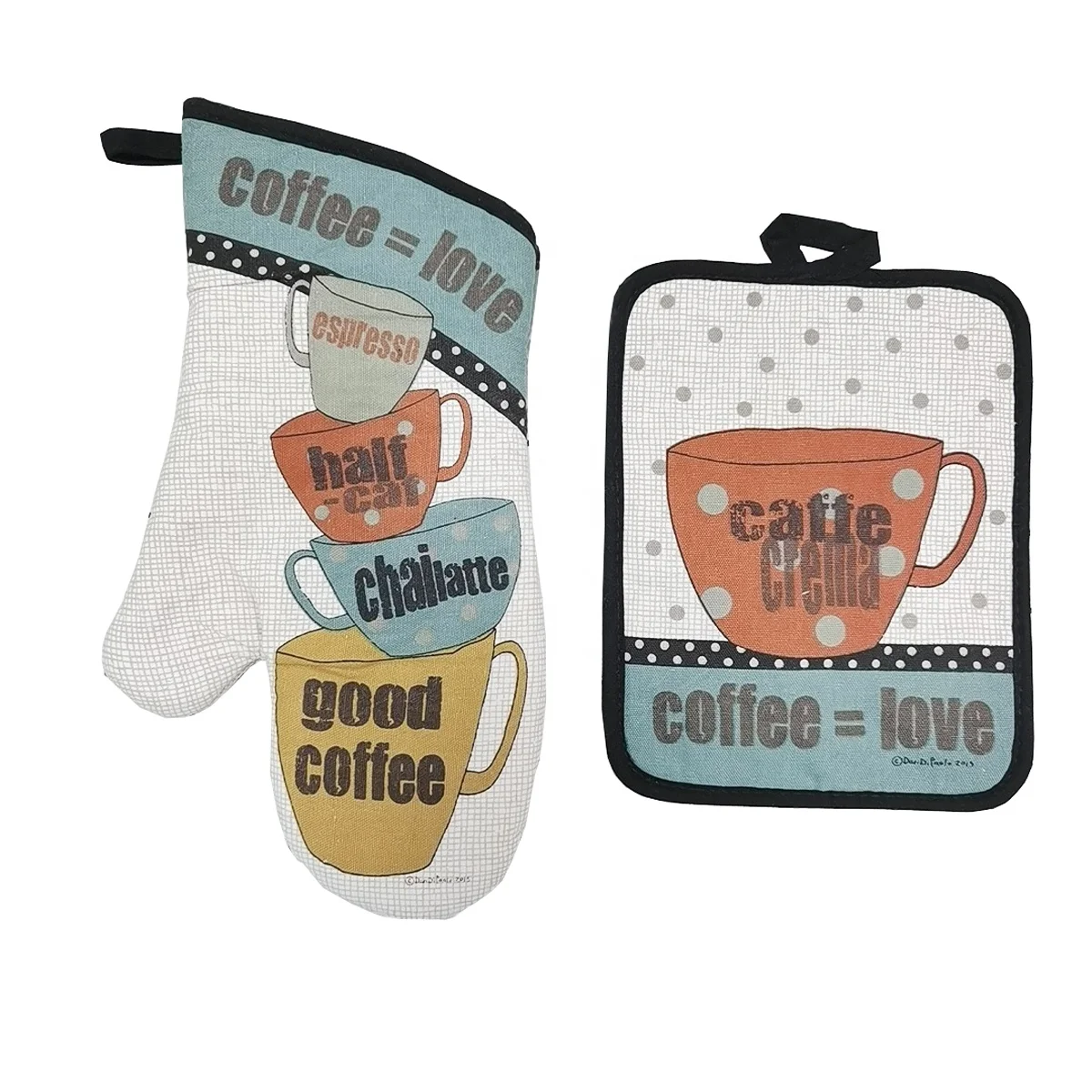 printed oven mitts