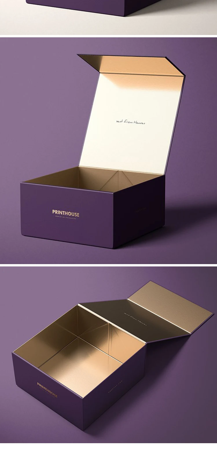 Customized Logo Luxury Cardboard Collapsible Gift Boxes