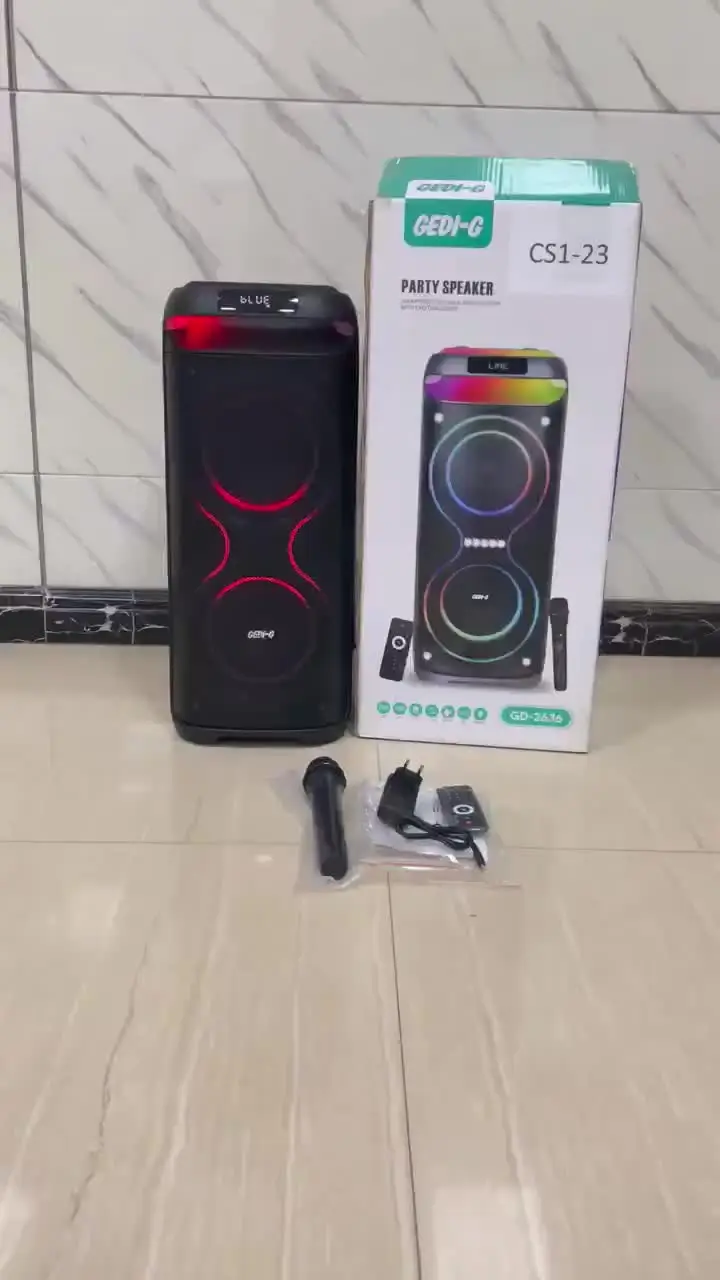 Free Shipping Inch Super Bass Karaoke Speaker Subwoofer 40W