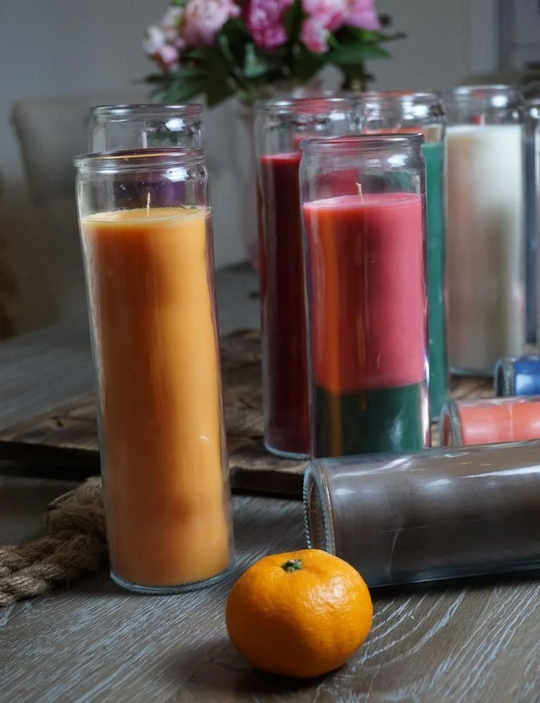 7 day glass candles wholesale/cheap popular church funeral grave