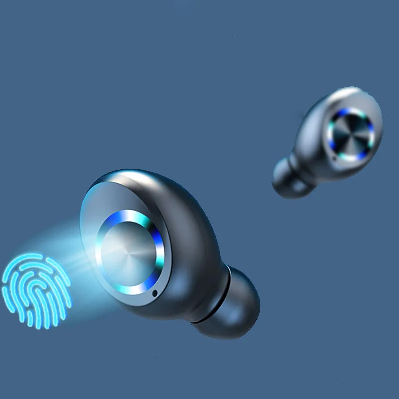 Bluetooth Wireless Earbuds with Charging Case Mini Custom Wireless Earbuds Waterproof TWS Earbuds Wireless Earphone Headphones