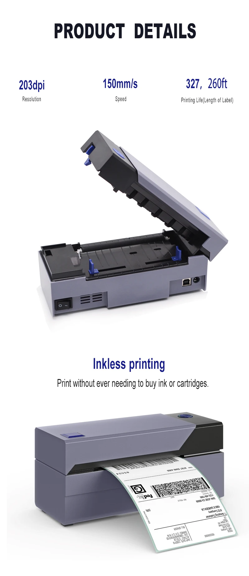 108mm label printer lazada