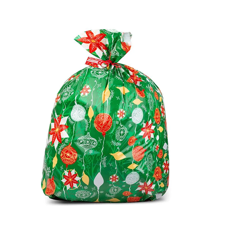 Ldpe Environmental Christmas Giant Santa Sack Plastic Gift Bag Wrapping
