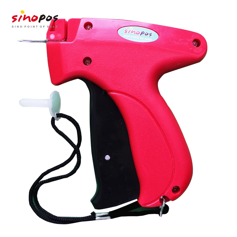 
Fabric Fine Tagging Gun, fastener pin barb tag attacher fashion clothes rug quilt socks thin needle pricing pistol manual tool 