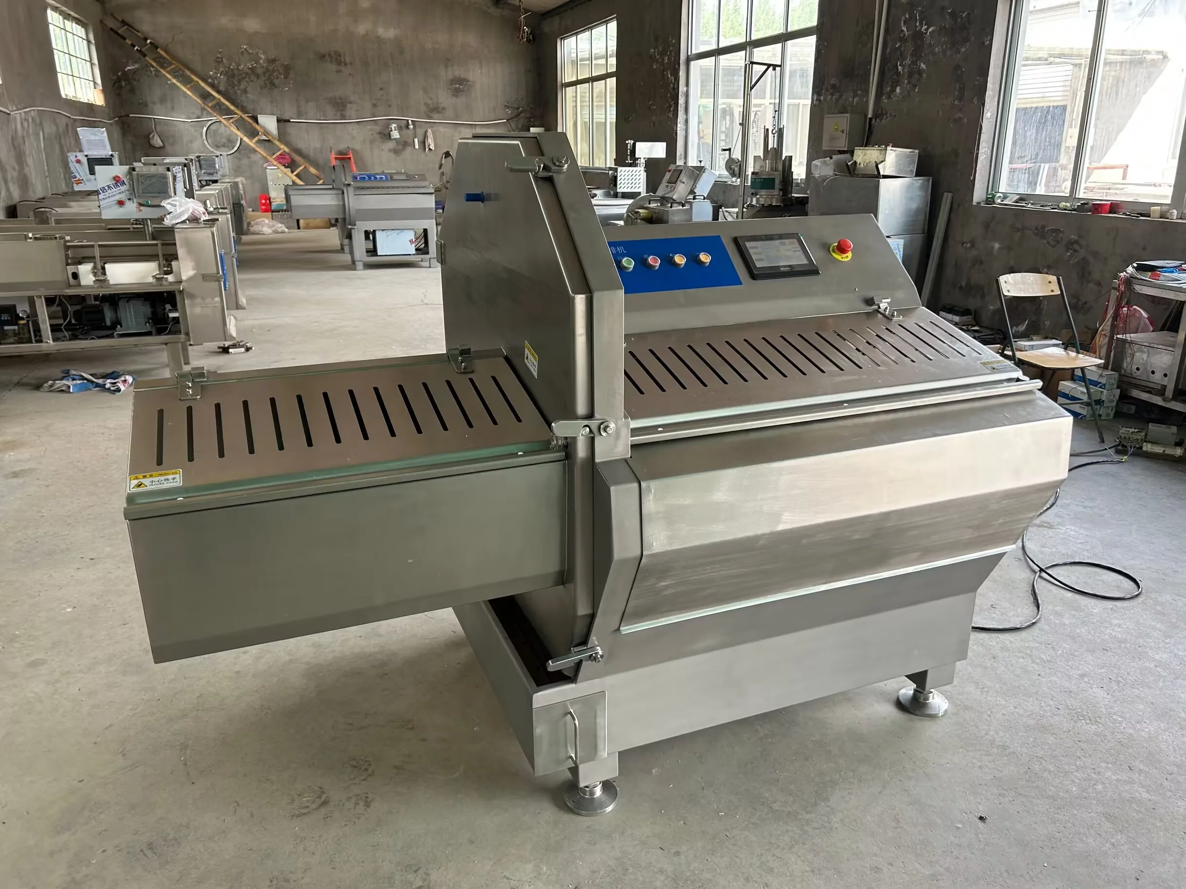 Full Automatic Commercial Frozen Meat Cutting Machine Slicer Frozen