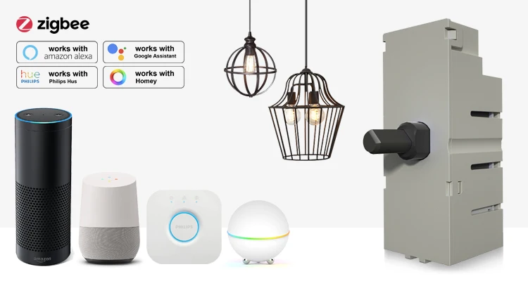 UK Standard AC 220V 250W Smart no neutral LED zigbee dimmer - ANKUX.COM