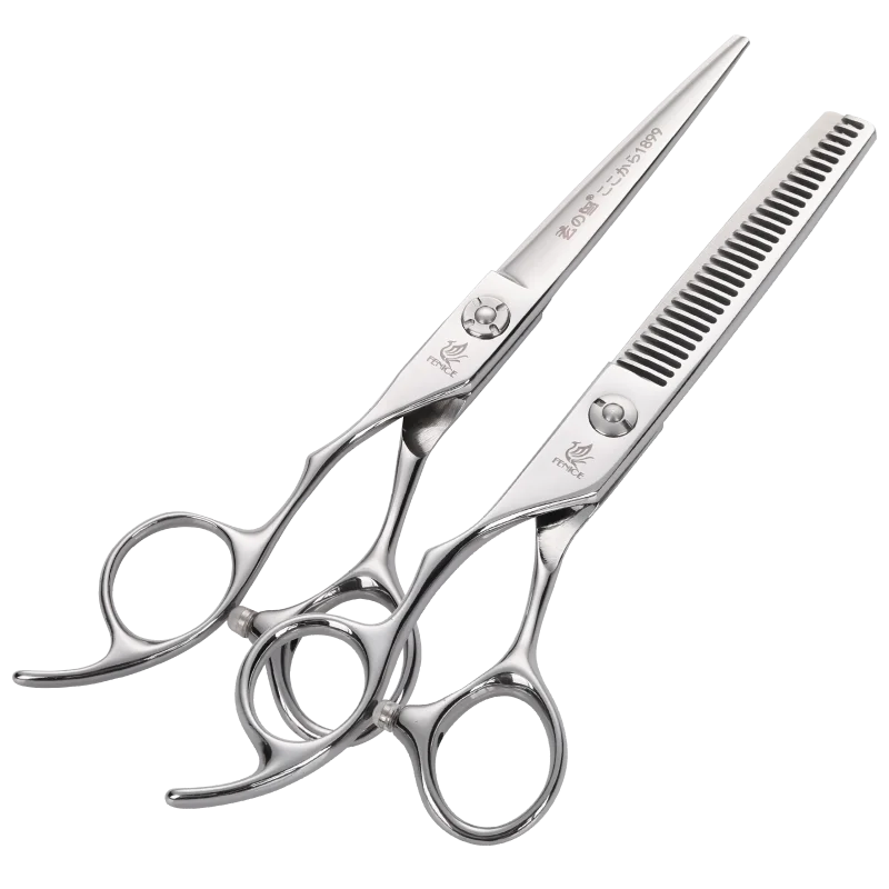 left handed hairdressing scissors set