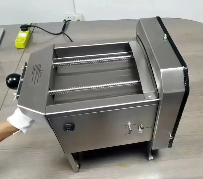 Electric Automatic Plantain And Banana Chips Slicer Slicing Machine