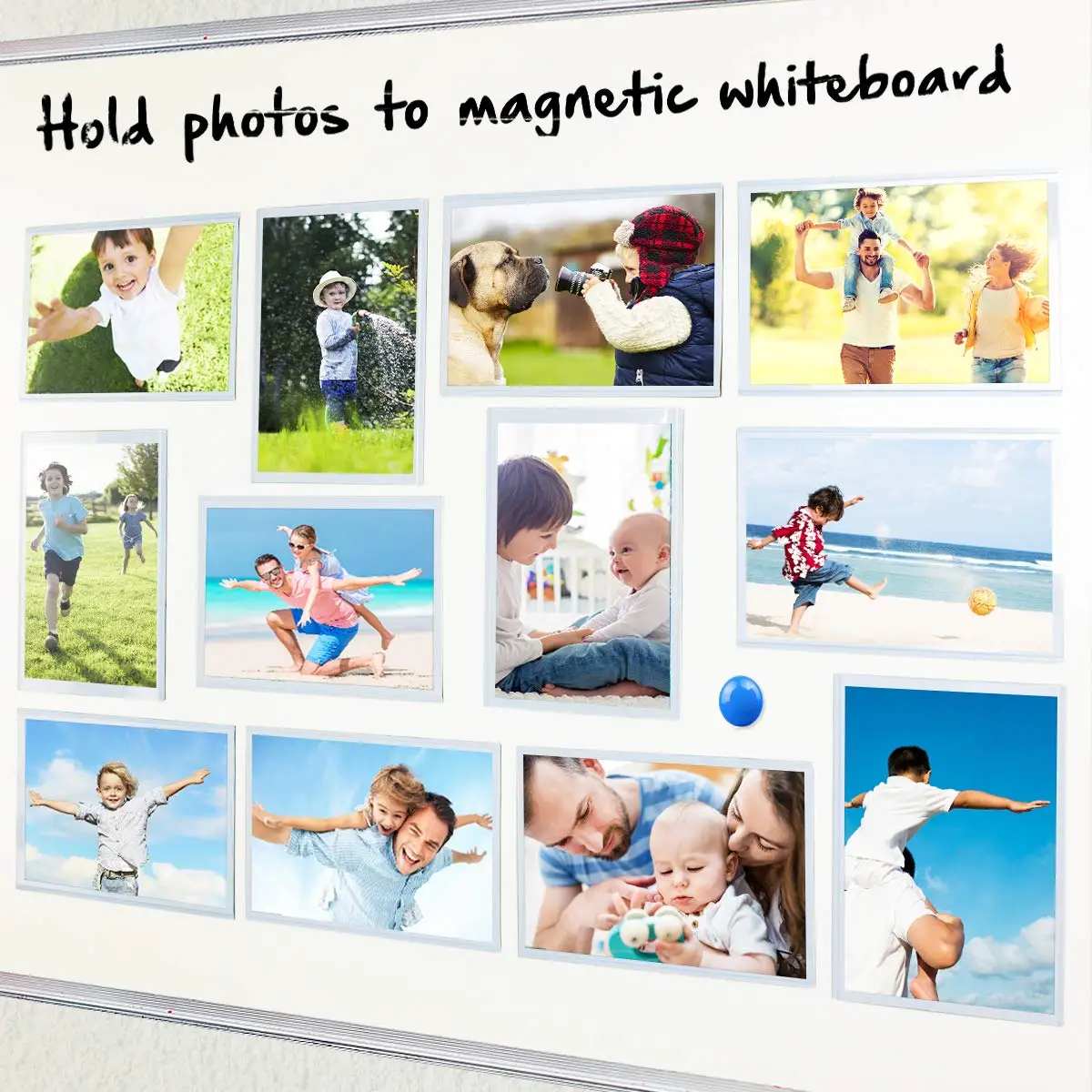 HIIMIEI Magnetic Picture Frames for Refrigerator 4x6 Fridge Magnets Photo Frame 