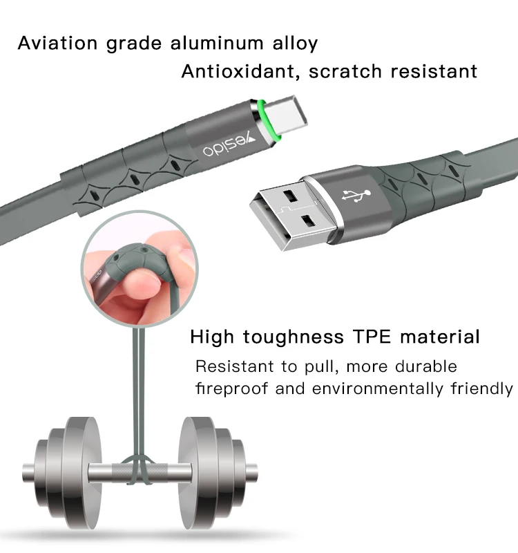 Newest Arrival 2.4A Charging Usb Tpe Data Cable Line Mobile Phone Charger Flat Cable For Iphone