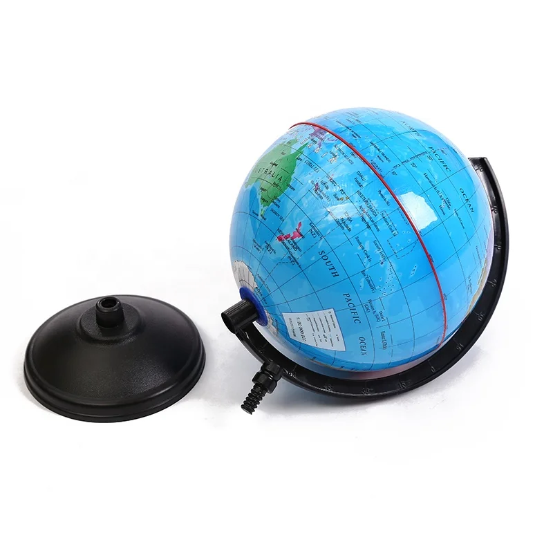 Bsci Factory 6 Inch 14.16cm Rotating Pvc Globe World Map Plastic Globe