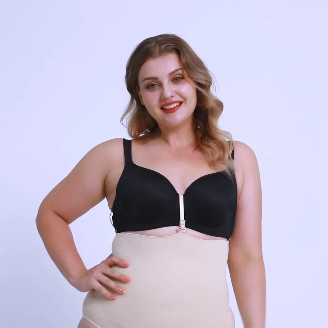 Generisch Buikweg-broek met hoge taille, naadloze shapewear voor dames