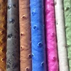 Premium Pu Stock Pvc Synthet Embossed Embossing Roll Faux Ostrich Leather Fabric For Garment