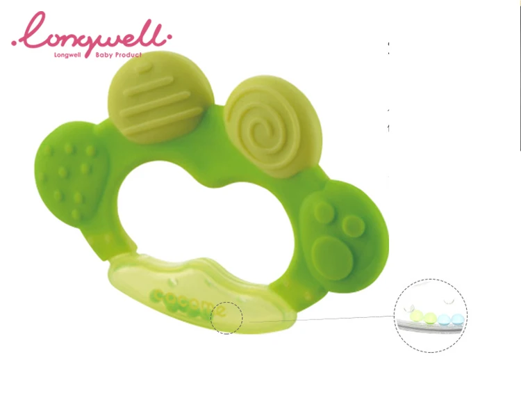 Custom Funny Infant Teethers Toys Oem/odm Newborn Easy Grasp Sound Ring