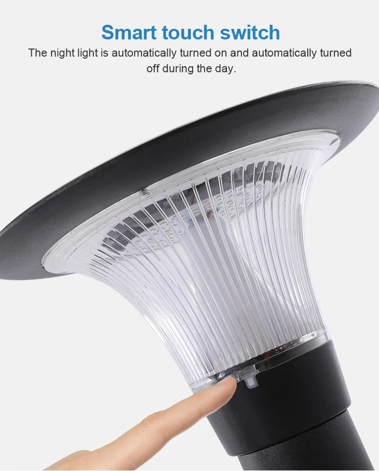 Landscape lighting decoration ip65 waterproof outdoor aluminum 3w solar garden light