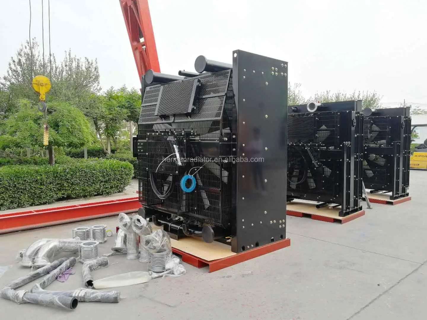 Cummins generator radiator