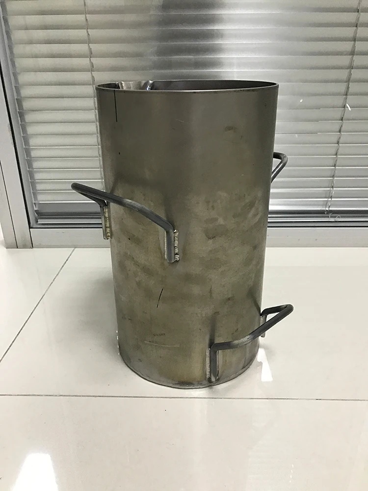 titanium barrel for metallurgical equipment