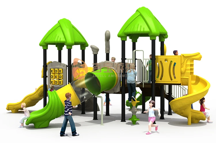 儿童塑料户外游乐场设备安全管道滑梯