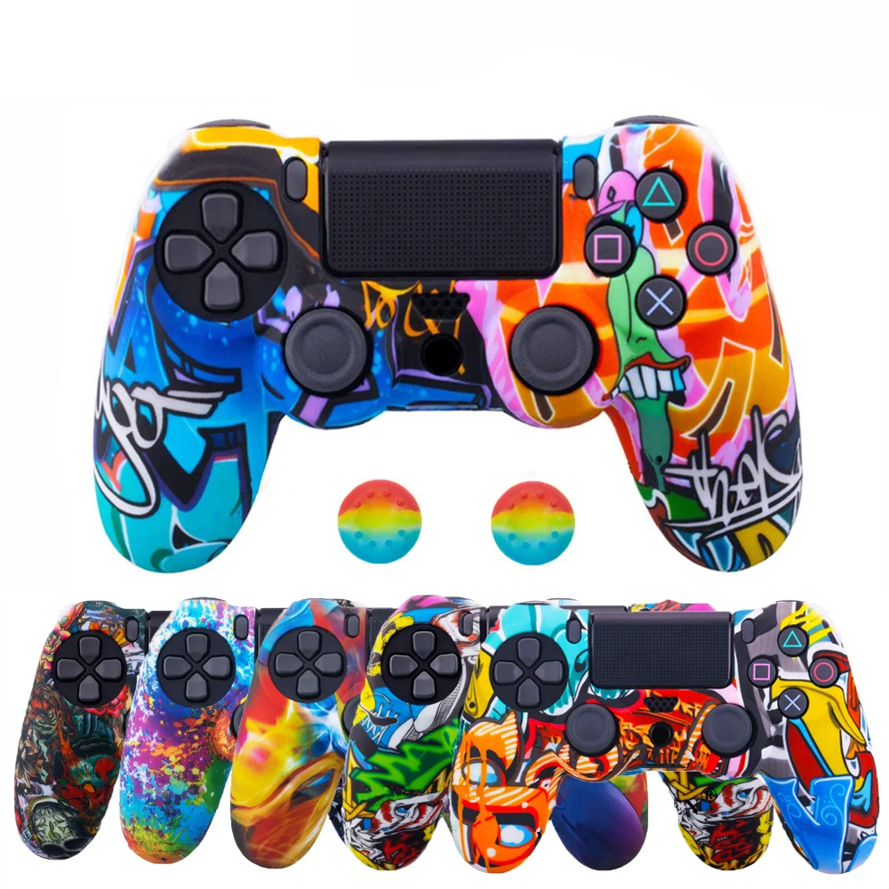
PS4 Controller Case Silicone Case Protective Skin Cover PS5 PS4 Controller Wireless Other Game Accessories For Playstation 4 
