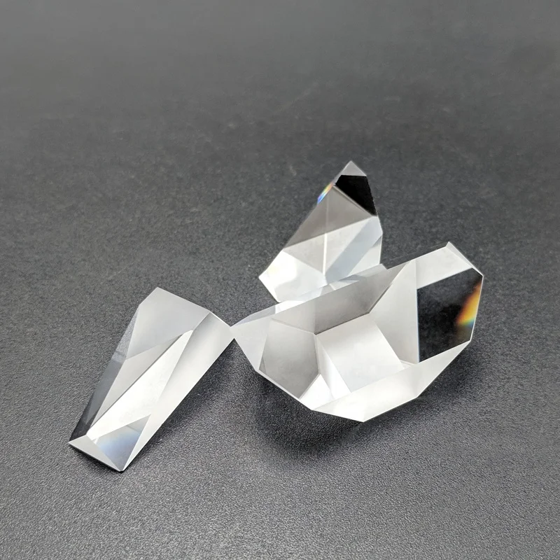China Manufacturing Optical Glass Prisma Customized Abbe Prisms Bk7/k9