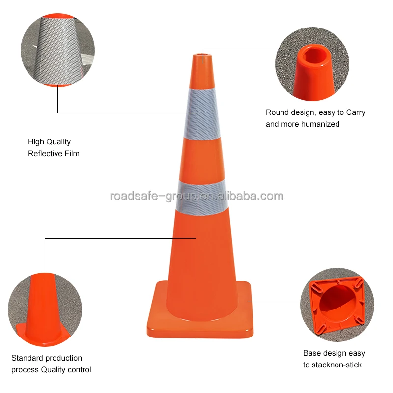 Flexible Orange Road Safety Pvc Traffic Safety Cone Buy Road Safety