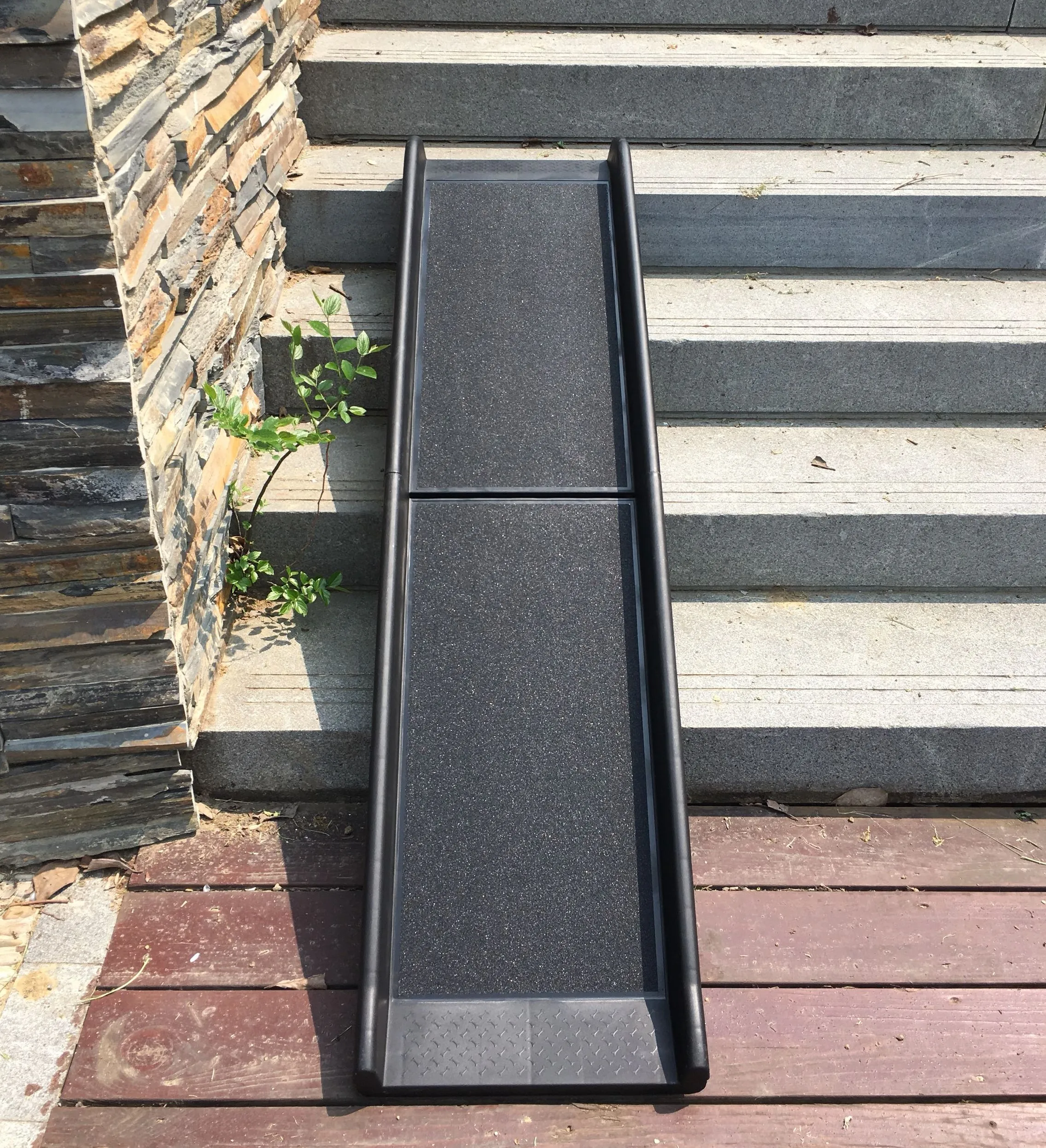 Small Large Pet Plastic Ladder Ramps Dogs Folding Foldable Bed