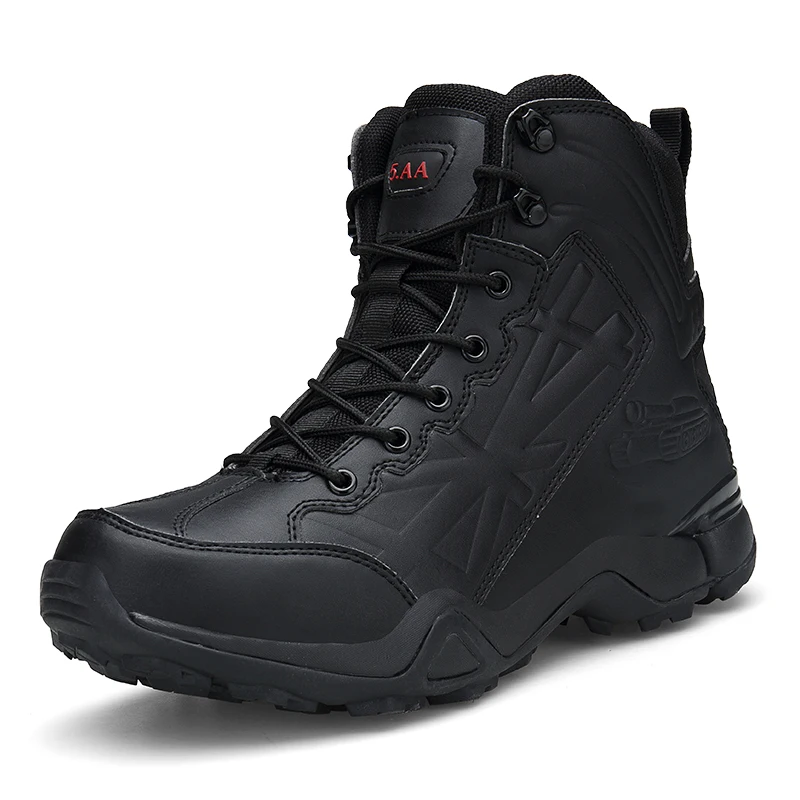 
Cheap wholesale black tactical men military army combat boots 