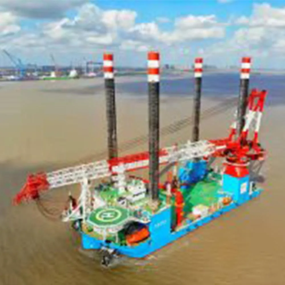 
OFFSHORE TURBINE INSTALLER OFFSHORE Six-legged Self-Elevating Turbine Installation Vessel 