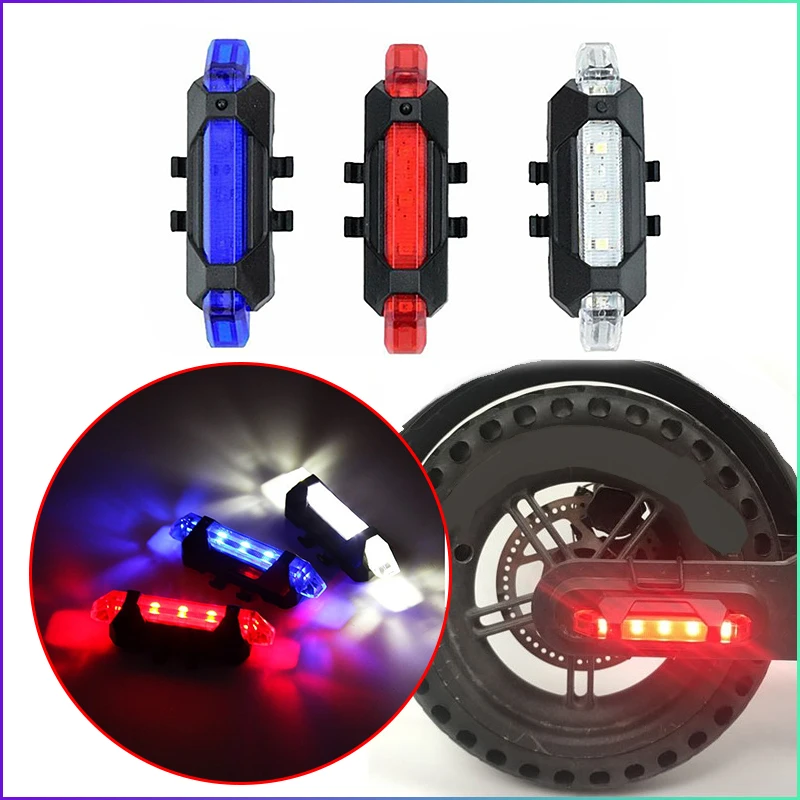 Superbsail Scooter Warning Light Night Safety Lights LED Flashlight Strip Light For Xiaomi Mijia M365 Electric Scooter Accessory details