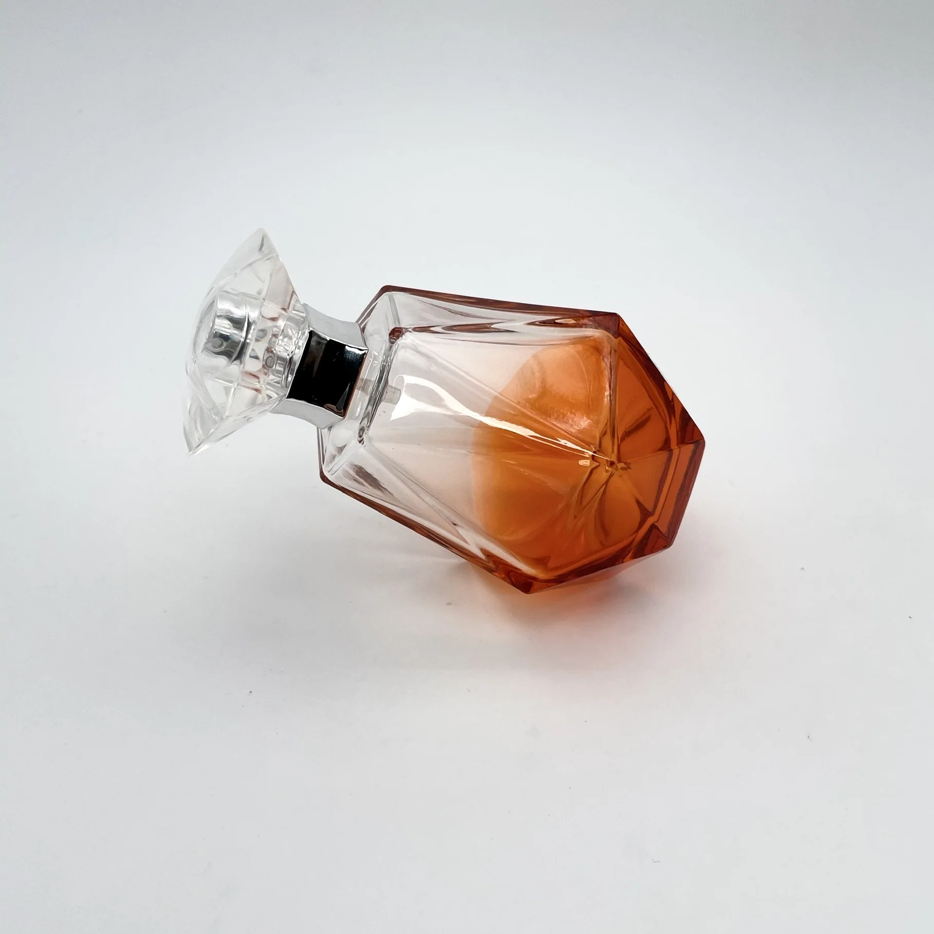 100毫升六角形香水玻璃瓶rbz11938 - Buy 100ml空六角形bt橙色玻璃瓶 