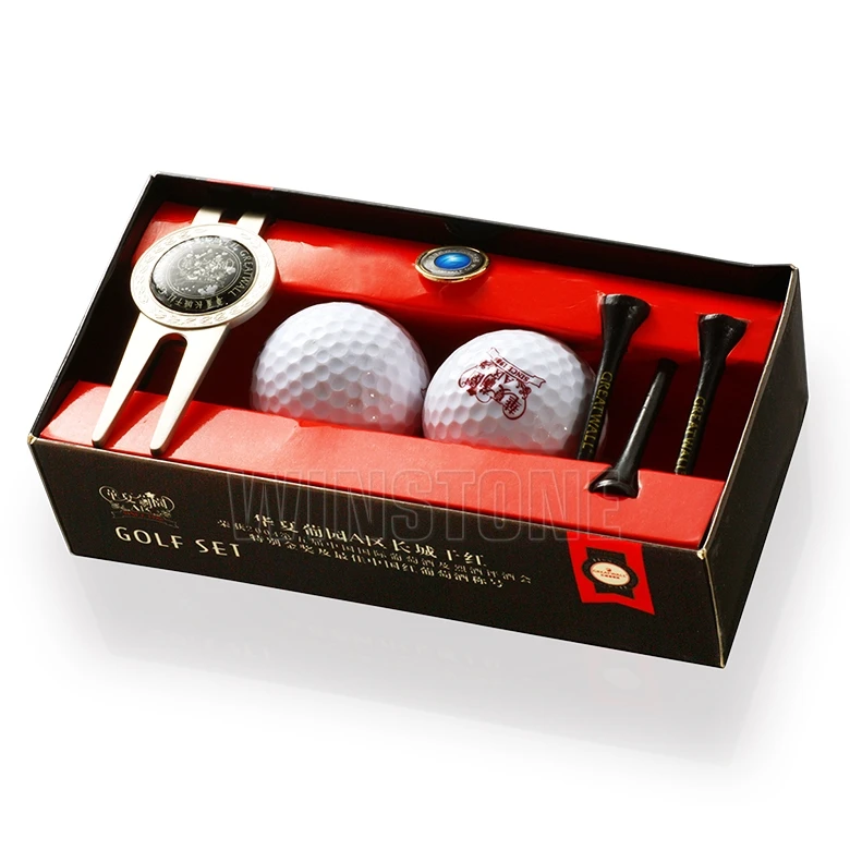 Custom Golf Divot Repair Tool And Hat Clip Ball Marker Set For Club