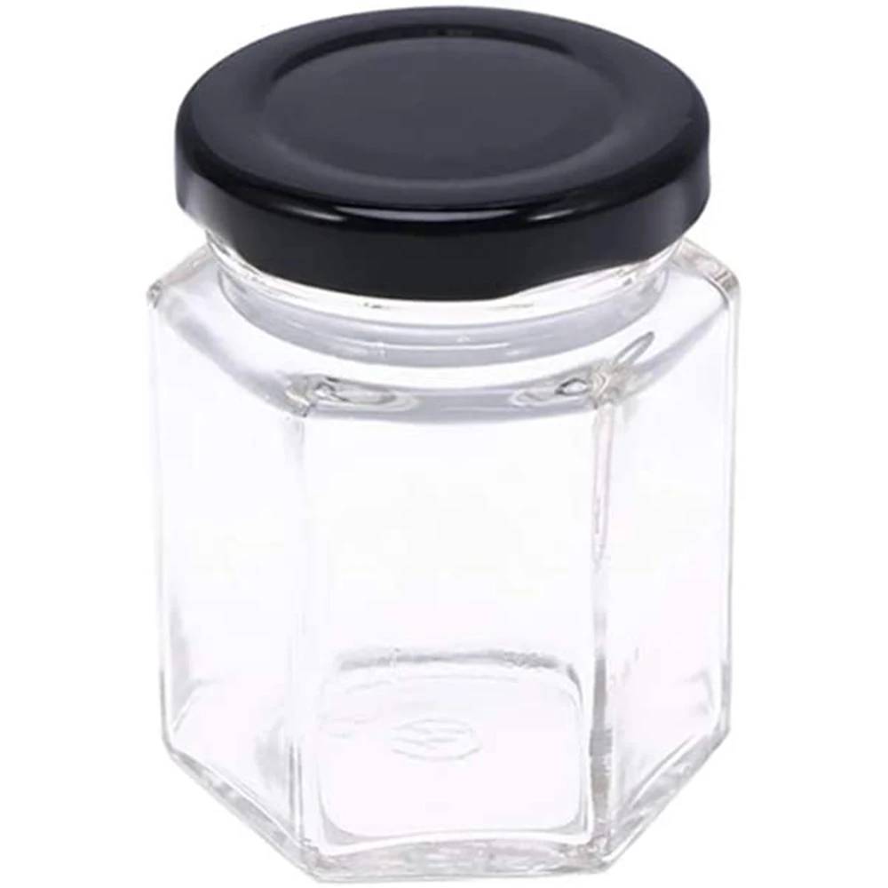 45ml 85ml 100ml 180ml 280ml 380ml 500ml 730ml Polygon Hexagon Jam Sauce Pickles Honey Glass Jar