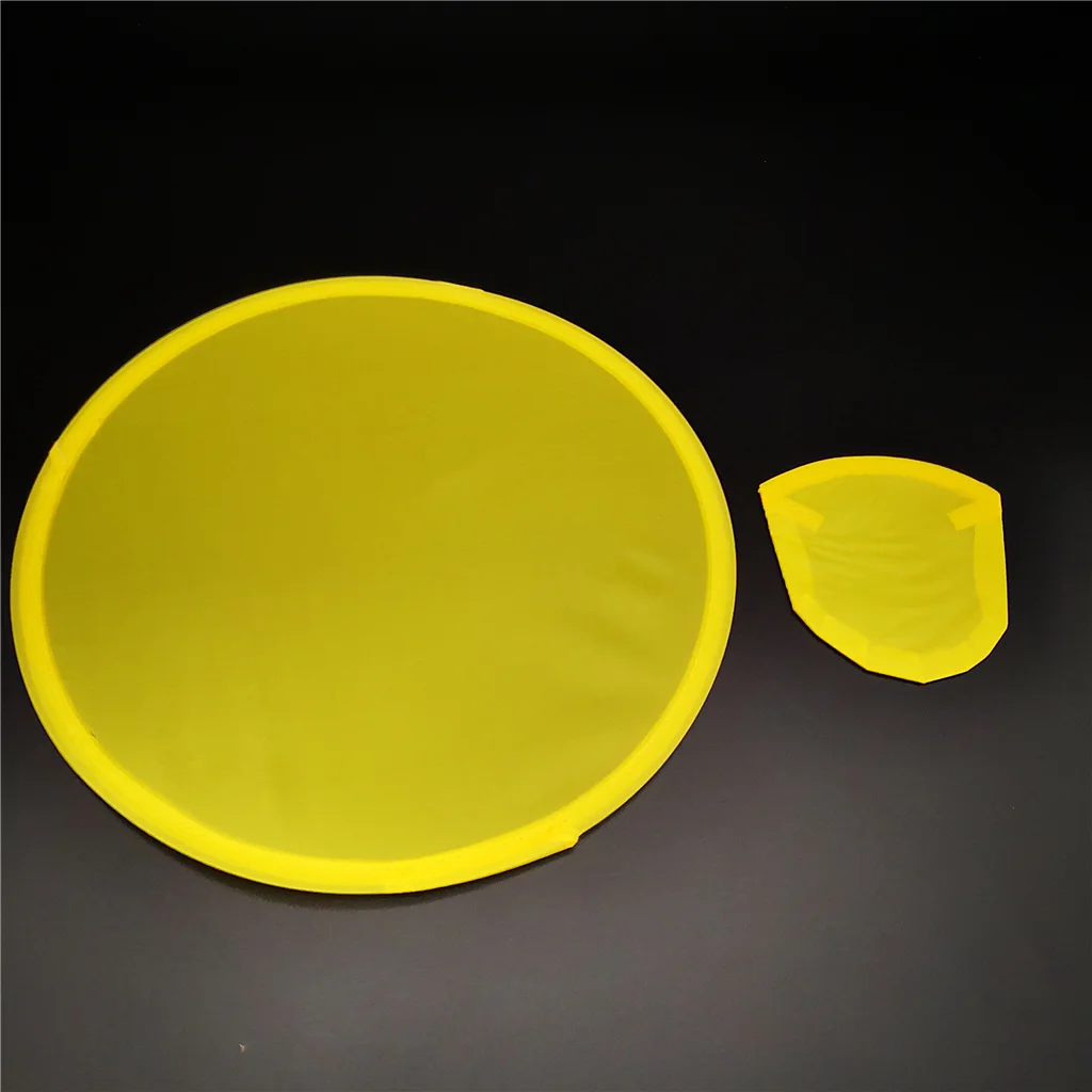 25cm 190T polyester foldable flying disc with pouch