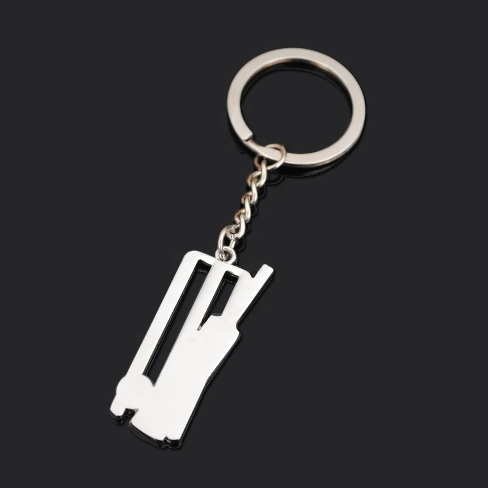 Icc Cricket World Cup Souvenir Metal Customized Cricket Keychain For