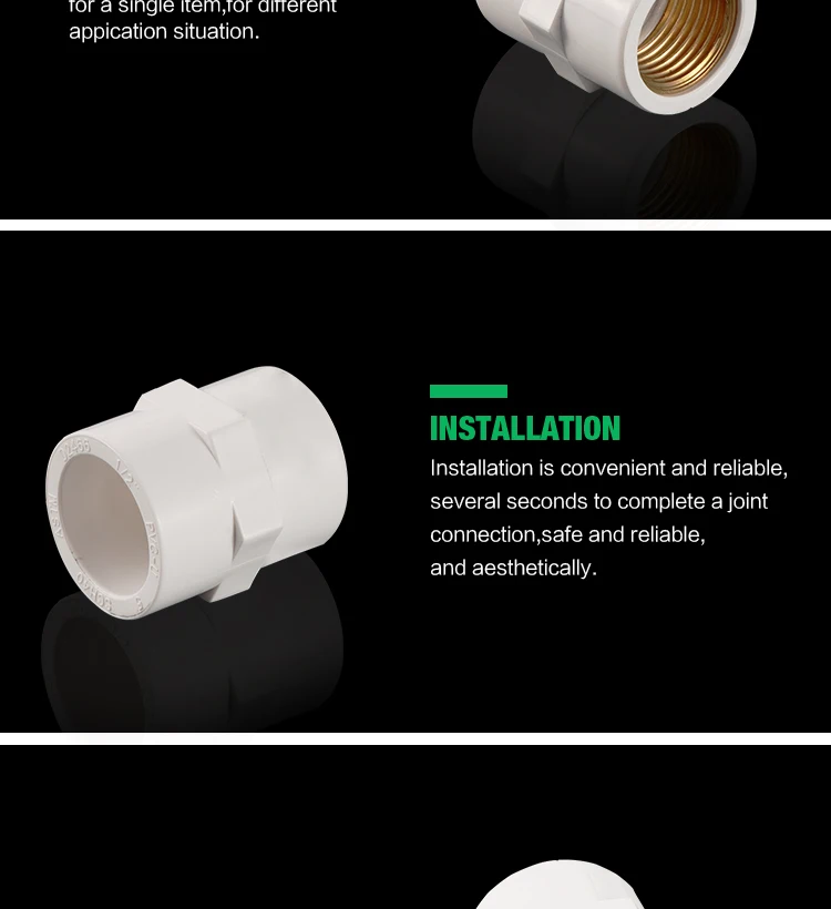 Equal Pvc Pipe Fittings Pvc Copper Adapter Pvcu Drainage Fittings An21