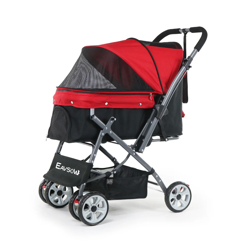 dog stroller reversible handle