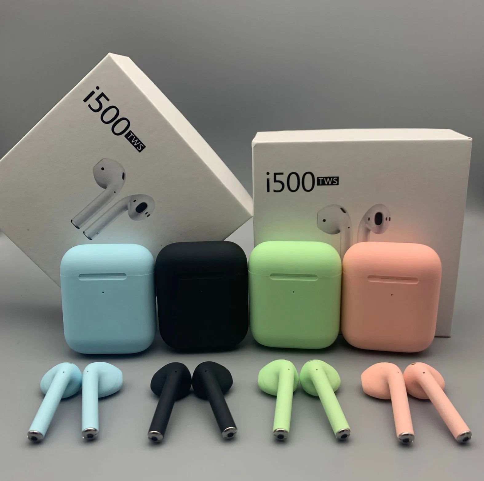 Wireless Headphones I7 Earphone Pop-up Window Real Battery Display Customize Paring Name Find Your Device Wireless Charging Case - ANKUX.COM