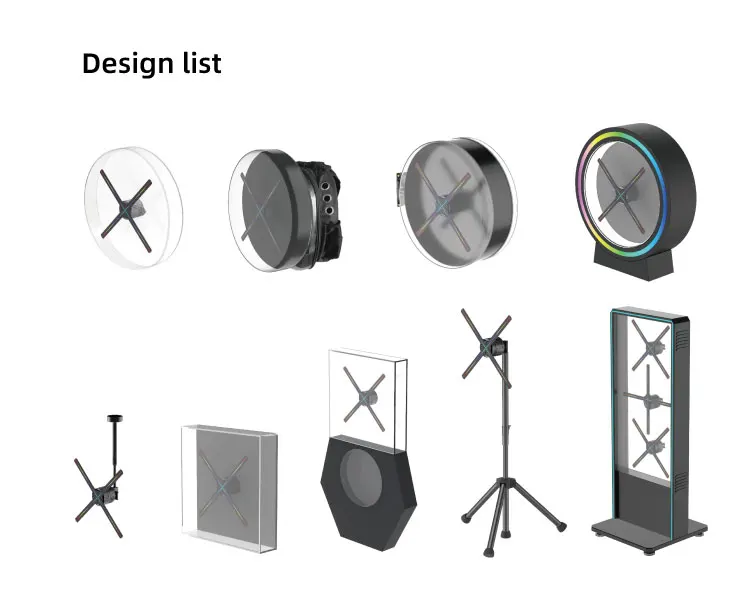 advertising display 3d Holographic fan
