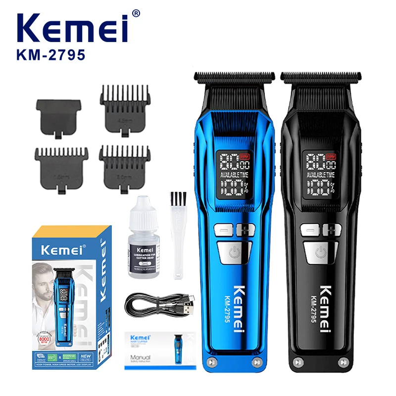 KEMEI Km-2795 Hair Trimmers - Professional Brushless Motor