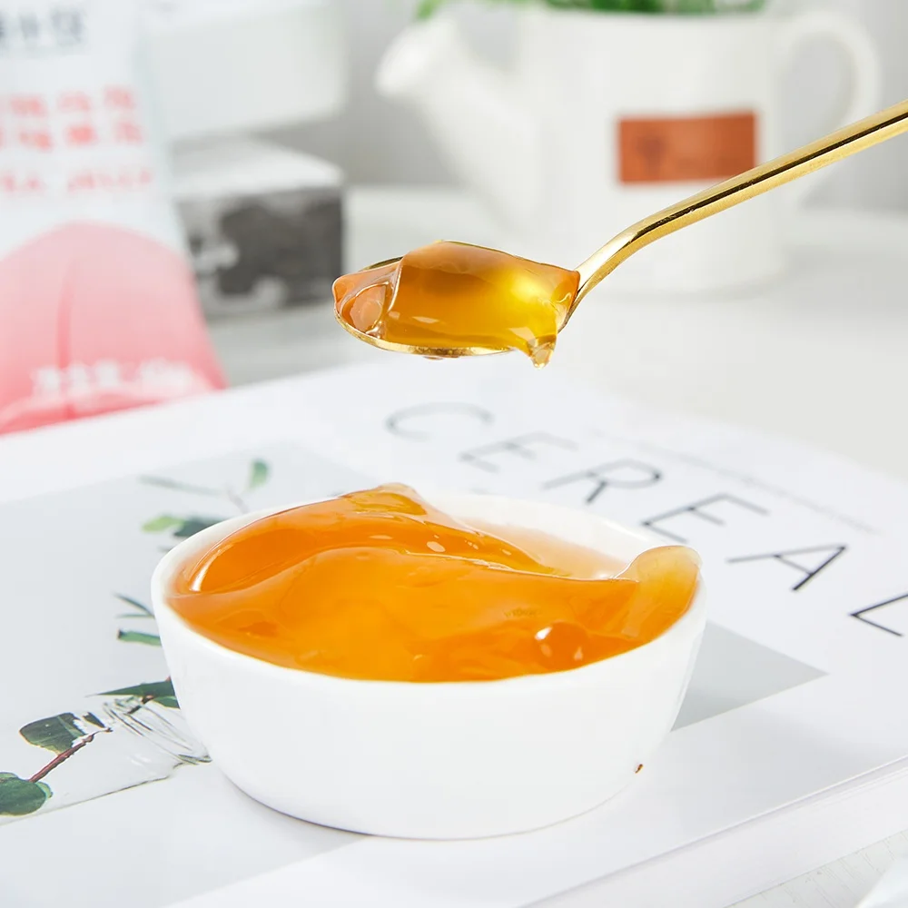 Jelly For Bubble Tea White Peach Oolong Tea Flavor Jelly Topping For Bubble Tea Drinks Buy