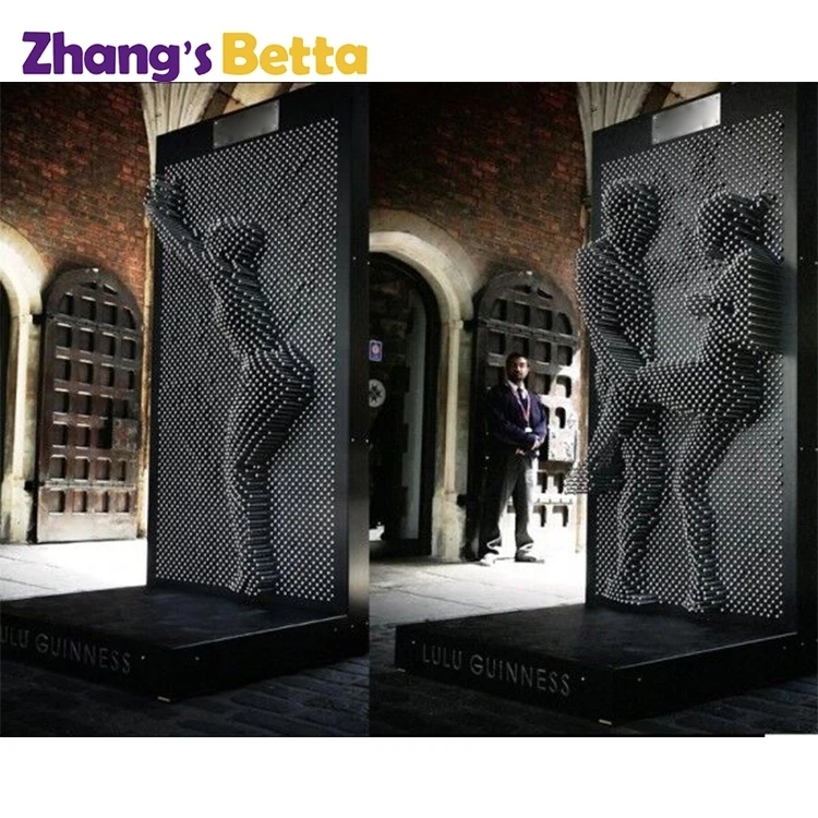 3D Pin Art Sculpture Plastic Impression Pin Screen Educational Toys